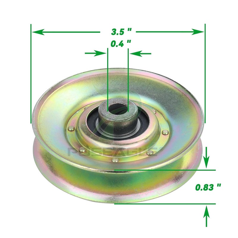 POSEAGLE 532139245 Idler Pulley Replaces Craftsman 127783 139245 690549MA123766X 106298X Husqvarna 532139245 532127783 532106298 532123766 for GT160 GT190 GT200 GT2500 YT140H YT150 YT160 YT161H Mowers - Image 3